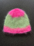 BRUSHED MOHAIR BEANIE CANDY