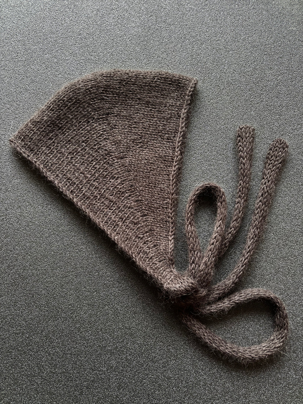MERINO SILK BONNET BROWN