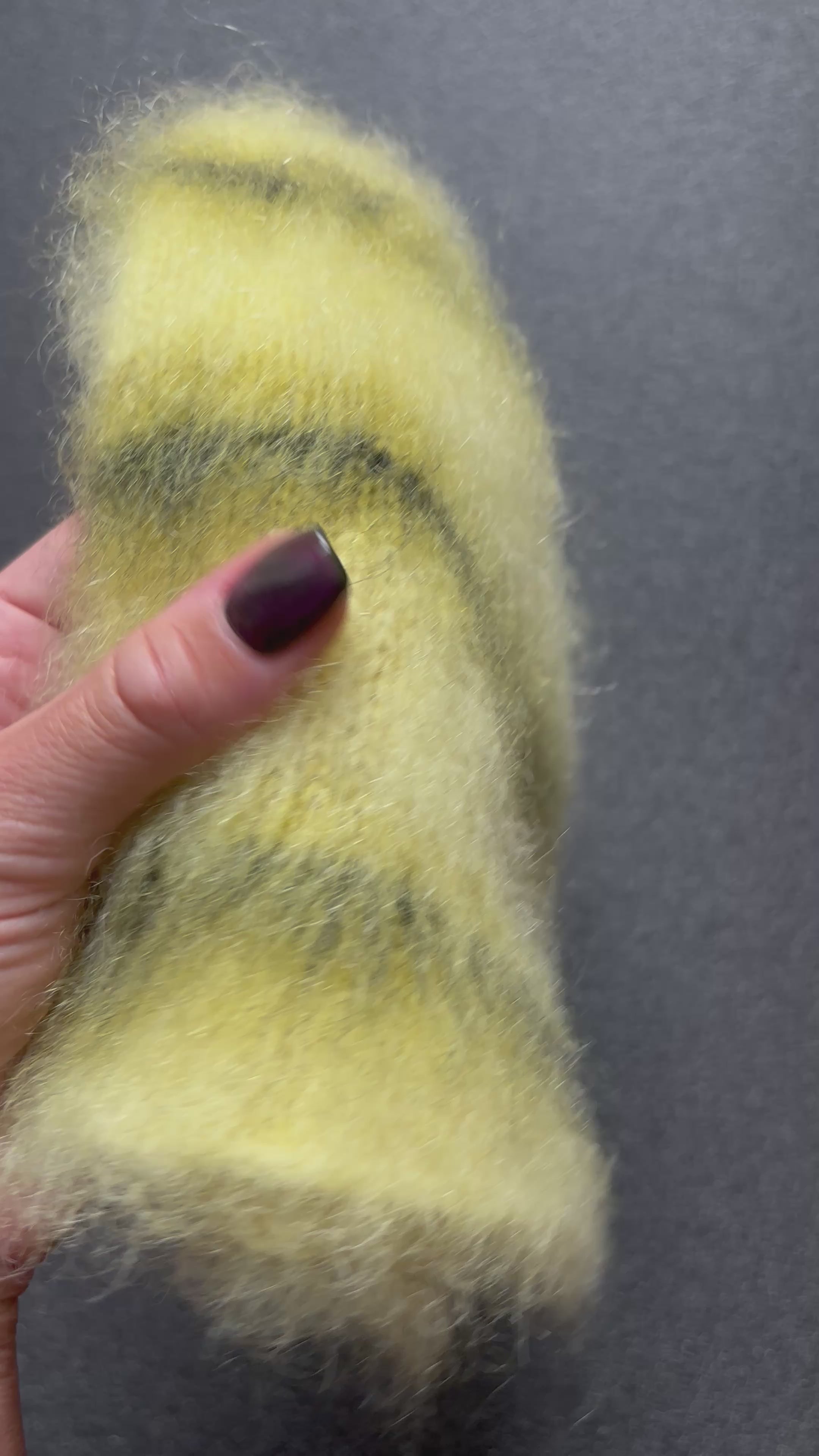 BRUSHED MOHAIR BEANIE